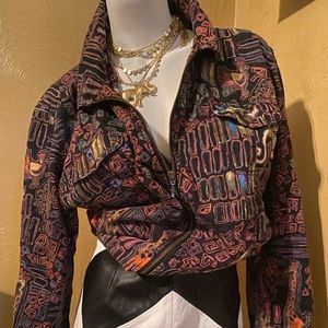 Vintage Graffiti Chico bomber jacket